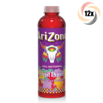 12x Bottles Arizona Fruit Punch Natural Flavors 20oz Vitamin C ( Fast Shipping ) - £35.37 GBP