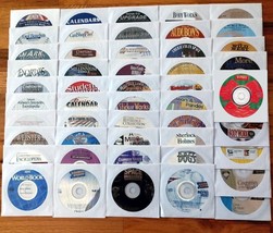 150 Misc CD-ROM Lot 1-3 - Pc Software Lot Clearance - New Cd&#39;s In Sleeves - $75.00