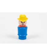 VINTAGE FISHER PRICE LITTLE PEOPLE COWBOY WESTERNER MAN YELLOW HAT RED S... - $150.60 MXN