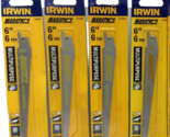 IRWIN Marathon 372645F 6&quot; 6TPI Reciprocating Saw Blades BI-Metal Pack of 4 - £26.61 GBP