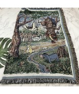 The Danbury Mint Winnie The Pooh Tapestry Throw Blanket Vintage Disney W... - $89.09