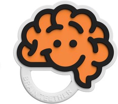 Fat Brain Toys Brain Teether - Orange Baby Toys &amp; Gifts for Babies BPA Free - £9.16 GBP