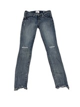 William Rast Perfect Skinny Dark Wash Soft Stretch Raw Hem Women&#39;s Jeans... - £14.05 GBP
