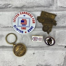 Vintage USPS Natl Assoc Of Letter Carriers NALC Lapel Pin Keychain Lot of 5 - £21.87 GBP