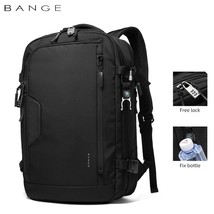 45L Expandable Large Capacity Travel Backpack Men 15.6 inch Laptop Backpack Trav - £79.53 GBP