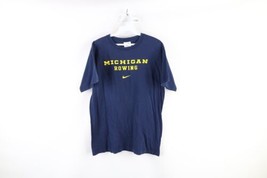 Vtg Nike Mens S Travis Scott Center Swoosh University of Michigan Rowing T-Shirt - £46.35 GBP