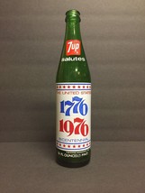 Vintage 7 UP Pop Bottle Salutes The United States 1776 1976 Bicentennial Collect - £3.87 GBP