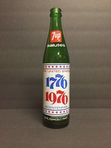 Vintage 7 UP Pop Bottle Salutes The United States 1776 1976 Bicentennial Collect - £3.03 GBP