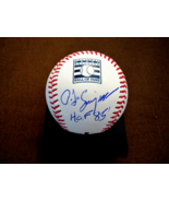 OJ SIMPSON HOF 85 BUFFALO BILLS SIGNED AUTO HOF LOGO GAME OML BASEBALL JSA - €258,07 EUR