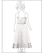 Dessy 4005..Flower Girl / Special Occasion Dress..Starlight..(Ivory)..4.... - £22.41 GBP