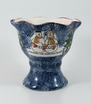 Decorative Vase Snowman &quot;Snow Folks Will Melt Your Heart&quot; Winter 4.5&quot; - £11.85 GBP