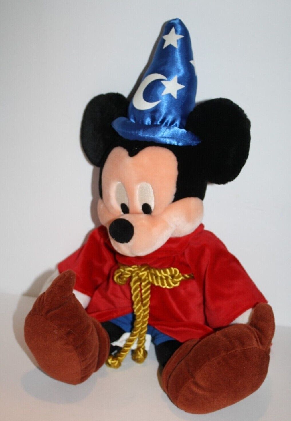 Disney World Fantasia Wizard Sorcerer Mickey Mouse 20" Plush Toy Soft Stuffed - £8.61 GBP