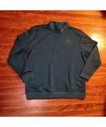 Under Armour ColdGear Pullover Sweater Blue Chevron Men Loose 1/4 Zip Si... - $33.67