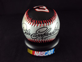 Dale Earnhardt Sr. Race Ball, NASCAR Baseball w/Plastic Case &amp; Display S... - £7.79 GBP