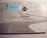 1999 Nissan Altima Owners Manual [Paperback] Nissan - $15.68
