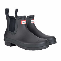 Hunter Ladies&#39; Size 9, Original Chelsea Rain Boot, Black, New in Box - £70.76 GBP