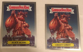 Alice Island Liberty Libby Garbage Pail Kids  Lot Of 2 Chrome 2020 tradi... - $3.95