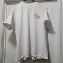 2006 In-N-Out Burger California Mike Rider White T-Shirt Hanes Men&#39;s XL - £17.18 GBP