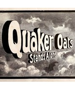 Quaker Oats Stands Alone 1897 Advertisement Victorian Woodcut #1 DWFF17 - £13.66 GBP