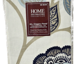 Home Decorators Collection 54x84L Drapery Panel Indigo Floral Cottage Li... - $25.99