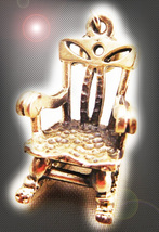 Free W $133 Haunted Rocking Chair Charm Retire Set For Life Wealth Magick Schola - $0.00