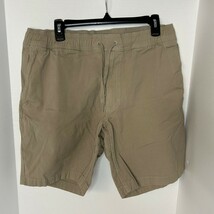Duluth Standard Fit Shorts Elastic Waist Drawstring 36 Beige Outdoor Gor... - $32.31 CAD