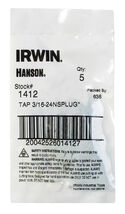 Irwin Hanson High Carbon Steel SAE Fraction Tap 3/16 in. - $9.95