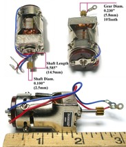 1pc Tradeship MK-70 1/24 Slot Car Train Toy Micro Motor 3/32 Shaft 20k Rpm Fast! - £14.95 GBP