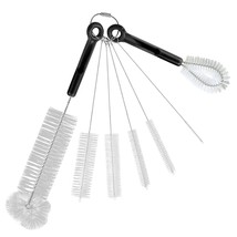 Bottle Brush And Straw Cleaner Brush Set,7 Pcs 12 Extra Long Water Bottle Cleani - £7.95 GBP