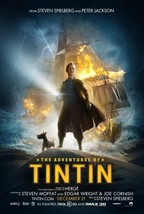 THE ADVENTURES OF TINTIN  27X40  ORIGINAL DOUBLE SIDED  MOVIE POSTER  NE... - $150.16 MXN