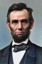 President Abraham Lincoln Colorized Portrait 4X6 Photograph Reprint - £6.27 GBP
