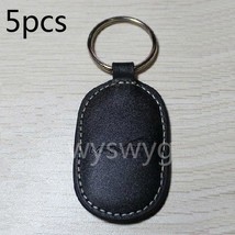 5pcs 125KHz RFID ID EM4100 Proximity Induction Leather Tag Keyfob Access Control - £16.01 GBP