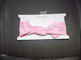 Posh Peanut Pink Bow Headwrap Baby Girls Soft Headband Accessory NEW - £15.96 GBP
