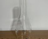 Clear Glass Chimney For  Oil Lamp 12” High 4” Base Fitter And 2-3/8”Top - £15.65 GBP