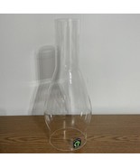 Clear Glass Chimney For  Oil Lamp 12” High 4” Base Fitter And 2-3/8”Top - £15.41 GBP