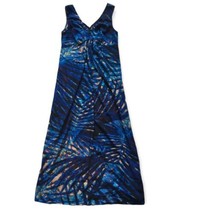 Pre-owned Charlie Jade Blue Tropical Print Maxi Dress Size S/P (6) - £8.82 GBP