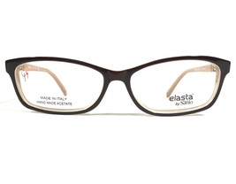 Safilo Elasta 5797 0SW8 Eyeglasses Frames Brown Rectangular Cat Eye 52-1... - £29.29 GBP