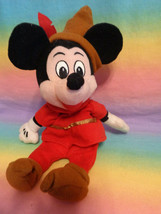 Walt Disney Brave Little Tailor MicKey Mouse 9&quot; Bean Bag Plush - as is -... - £5.17 GBP