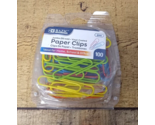 BAZIC Paper Clips 50mm Jumbo Large Size, Color Paper Clip Paperclips (10... - £4.71 GBP