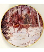 The Franklin Mint In Winter Woods By JL Whiting Porcelain Collectible De... - $9.99