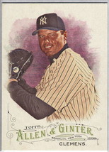 2016 Allen and Ginter #101 Roger Clemens NM-MT Yankees ID:1647 - $1.67