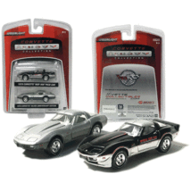 1978 Corvette Pace Car and Silver Anniversary Edition 1:64 Scale by Gree... - $13.95