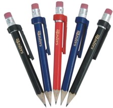 A Pack of 5 Masters Golf Pencils, Eraser and Clip Pack. Loose or Packed. - $4.85+