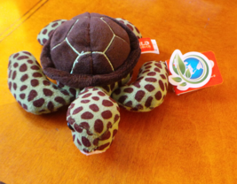 unused Wild Republic CK Lils Green Sea Turtle Plush Toy 6&quot; New with all tags NF - £15.73 GBP