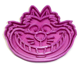 6x Cheshire Cat Alice Fondant Cutter Cupcake Topper 1.75 IN USA FD2297 - £6.31 GBP