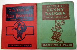 Tale of Billy Woodchuck 1916, Tale of Benny Badger 1919 Sleepy-Time Tales  - $19.95