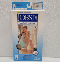 Jobst Legwear Knee High Compression Ultra Sheer Med. Natural Color 15-20 mmHg - £19.02 GBP