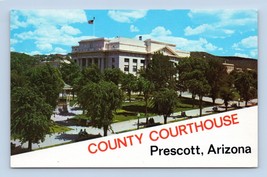 Yavapai County Courthouse Prescott Arizona AZ UNP Chrome Postcard P3 - $1.93