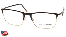 New D&amp;G Dolce&amp; Gabbana Dg 1309 1315 Brown Eyeglasses Glasses 55-18-140 B38 Italy - £128.94 GBP
