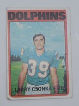 1972 Topps #140 Larry Csonka Miami Dolphins - $9.49